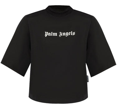 Palm Angels crop T-shirt with logo