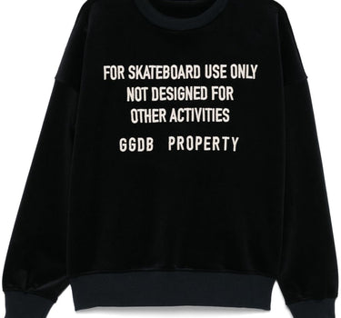 Golden Goose crew neck sweatshirt with embroidered lettering