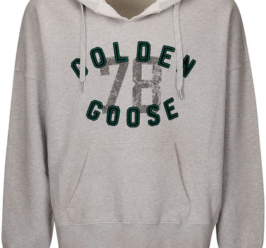 Golden Goose logo-embroidered hoodie