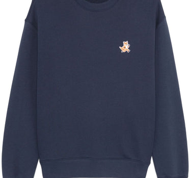 Maison Kitsune fox-motif cotton sweatshirt