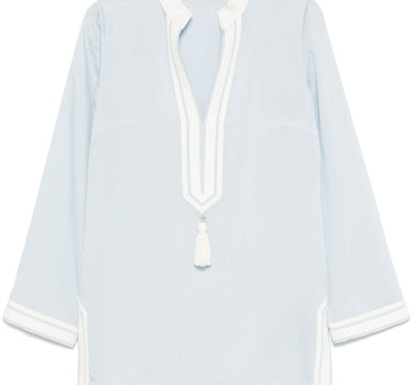 Tory Burch striped tunic in blue