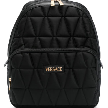 Versace logo-lettering backpack
