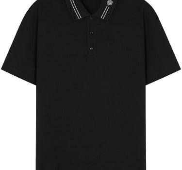 Versace Medusa embroidered polo