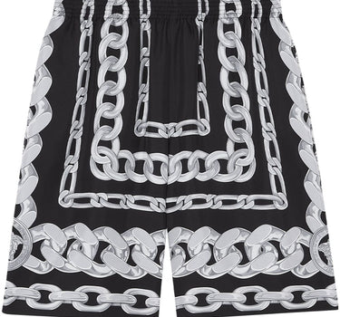 Versace Medusa Chains Silk Shorts