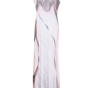 Ottolinger mesh maxi dress