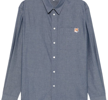 Maison Kitsune fox head shirt