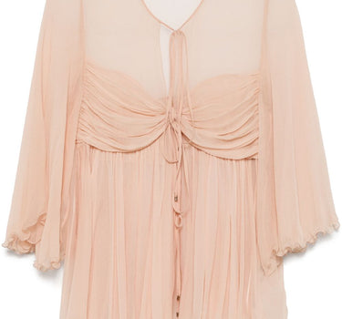 Chloè Silk pleated tank top