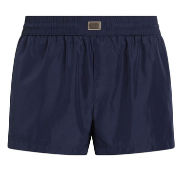 Dolce & Gabbana logo-plaque swim shorts