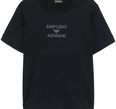 Emporio Armani Jersey T-shirt with rubberised logo