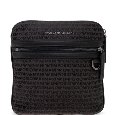 Emporio Armani all-over logo crossbody bag