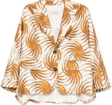 Alberto Biani graphic-print blazer