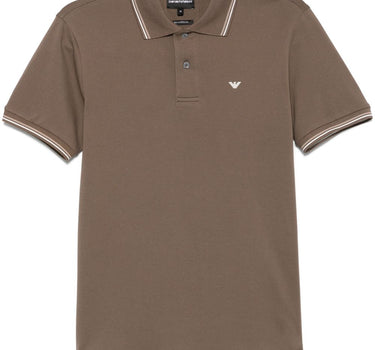 Emporio Armani T-shirts and Polos Brown