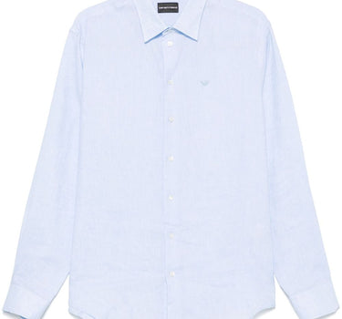 Emporio Armani Shirts Clear Blue