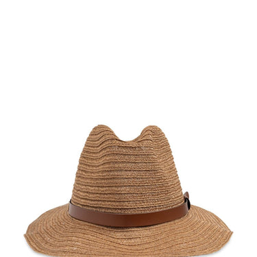Emporio Armani Hats Leather Brown