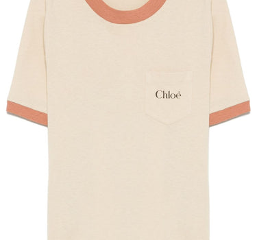 Chloè T-shirts and Polos Beige