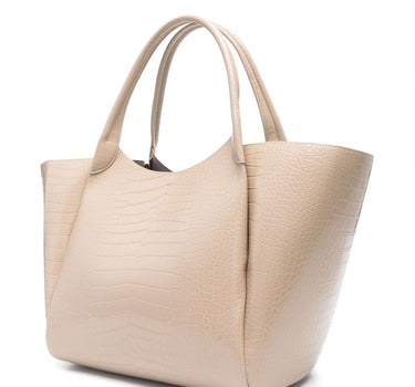 Emporio Armani Shopper bag with logo charm