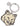 Maison Kitsuné Bold Fox Head keyring
