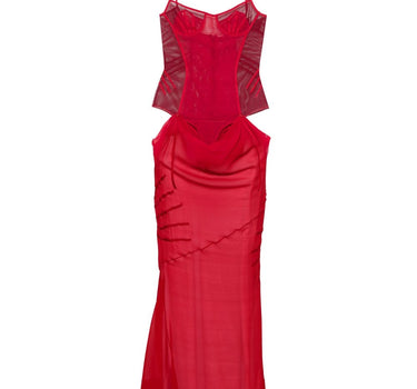 THE ATTICO FASHION Dresses Red