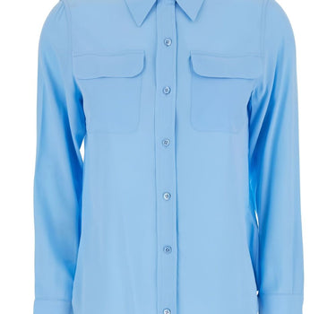 Equipment Shirts Clear Blue