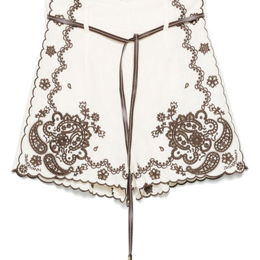 Zimmermann Shorts Ivory