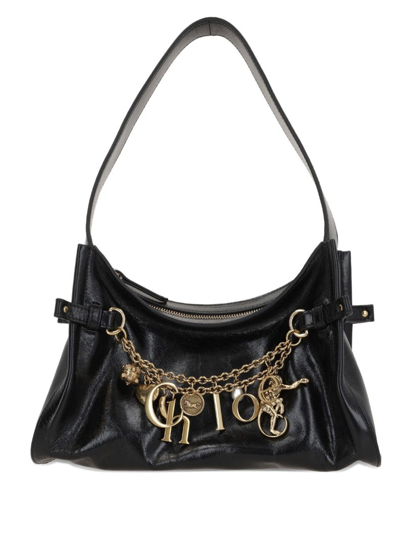 Chloé Chloé Charms hobo bag in shiny leather