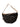 La Milanesa Fur-effect half-moon shoulder bag