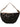La Milanesa La Milanesa Fur-effect half-moon shoulder bag