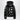 Moncler X Edward Enninful Moncler X Edward Enninful Black shiny nylon hooded down jacket