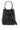 Strathberry black calfskin bucket bag with hammered finish and drawstring closure