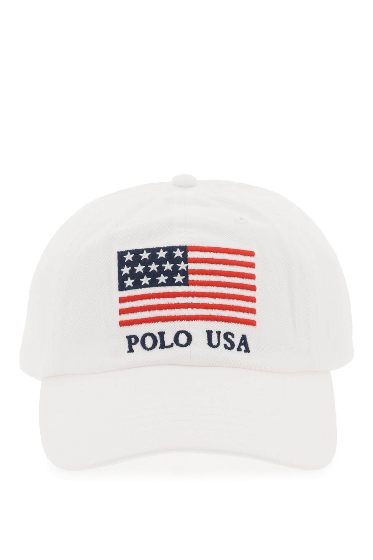 Casquette de baseball Polo Ralph Lauren en sergé avec drapeau brodé