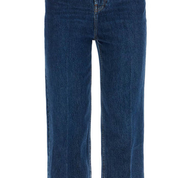 Toteme dark blue organic cotton tapered jeans