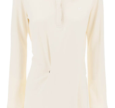 Courreges twisted polo mini dress