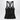 Courreges Courreges Courrèges Black mesh tank top in cotton
