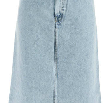 Toteme denim midi skirt in seven