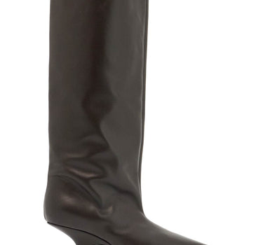 Toteme high leather boots in nappa