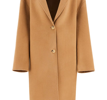 Toteme wool blend cocoon coat with