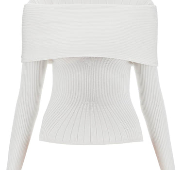 Mugler long-sleeved top with off-