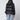 Sacai Black nylon down jacket with drawstring