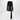 The Attico The Attico Mini black dress with thermostrass