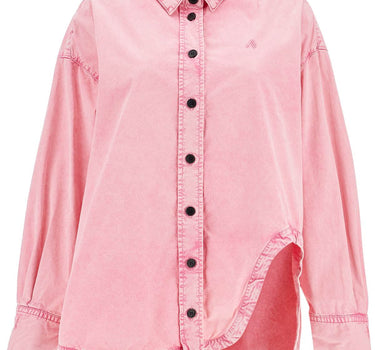 The Attico oversized pink shirt