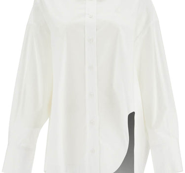 The Attico asymmetric oversized shirt