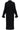 Toteme black satin viscose trench dress