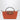 Longchamp Le Pliage Original brick-coloured clutch bag