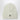Moncler White wool beanie with logo patch