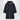 Moncler Blue wool blend cape with zip and hood