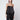 Róhe Róhe Black satin peplum top