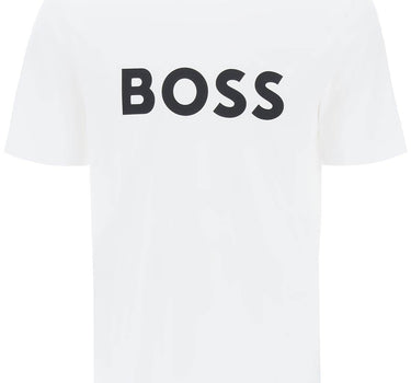 Boss tiburt 354 logo print t-shirt