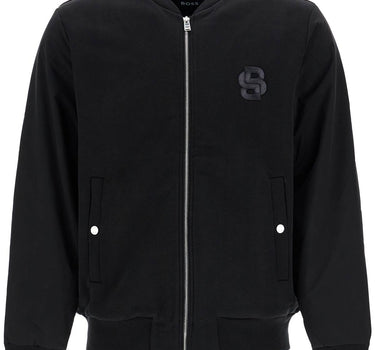 Boss black zip bomber sweatshirt c-salieri 23