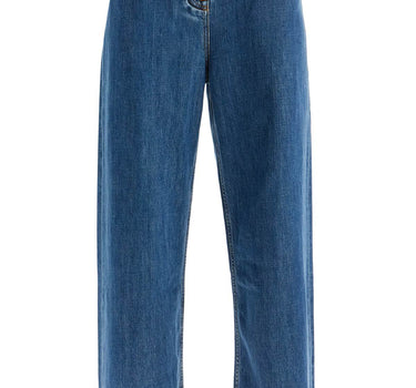 Valentino Garavani baggy cotton and lyocell jeans