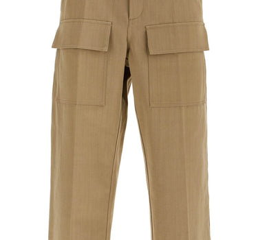 Valentino Garavani cargo canvas pants in italian style